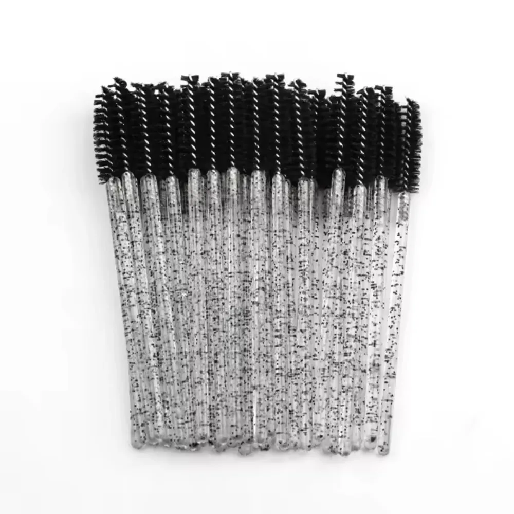 50-100PCS Crystal Eyelash Brush Combs Professional Eye Lash Extension Mascara Wands Makeup Beauty Tool for Eyelashes