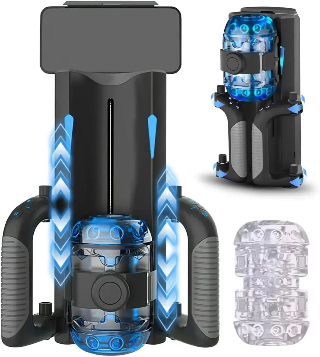 Thrusting High Speed Male Masturbator Machine Automatic Telescopic Masturbation Cup Handsfree Sex Toy For Men — image 1