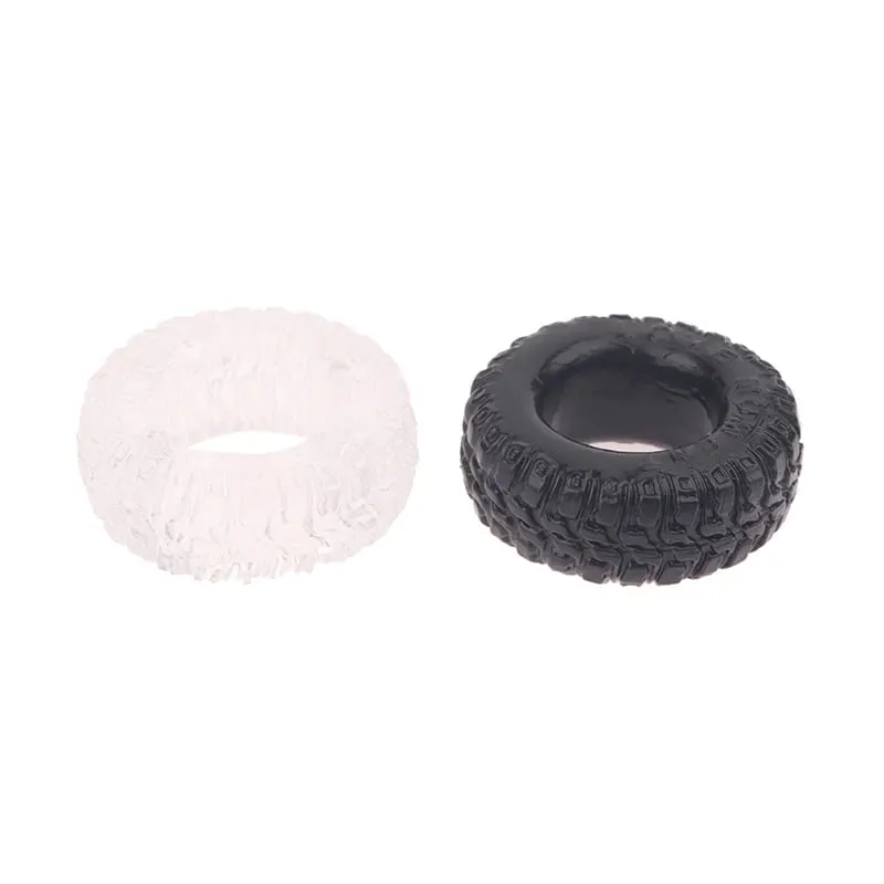 2 PCS/Set Soft Penis Cock Rings Male Delay Ejaculation Testis Scrotum Restraint Adult Games Sex Toys For Men Reusable