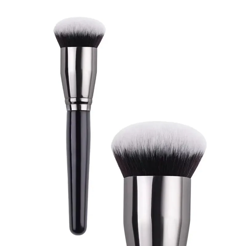 Black Foundation Make up Brush Cream Foundation buffing Makeup Brush Big Foundation Brush Synthetic Hair Face Makeup Tool — image 8