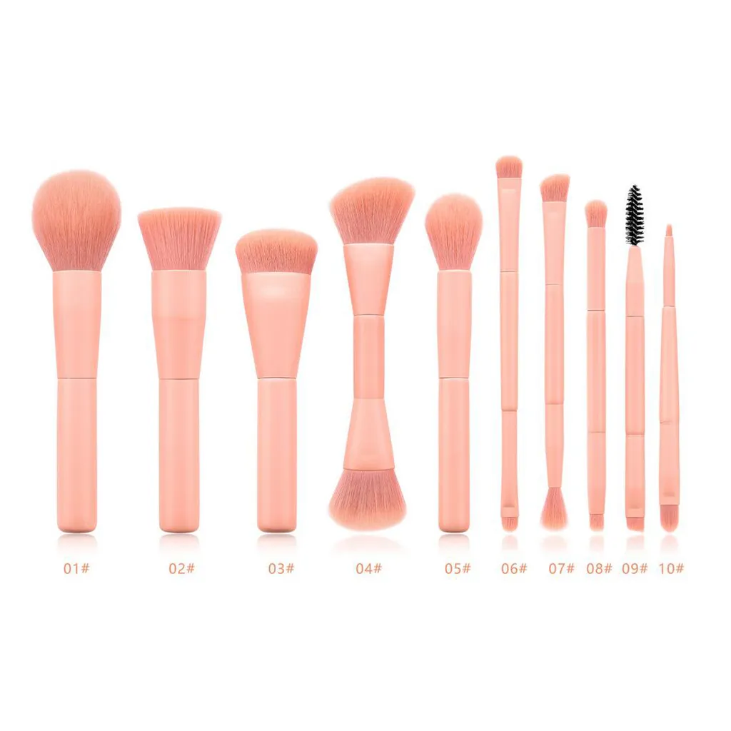 Professional Make Up Brushes Eye Shadow Blusher Face Lip Brush Tool Pink