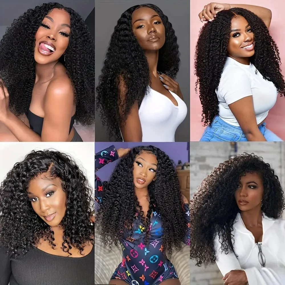 Extensiones de cabello rizado Afro, 100% cabello humano 4B 4C, extensiones de cabello rizado brasileño Remy, 8 Uds., 120g/set — image 6