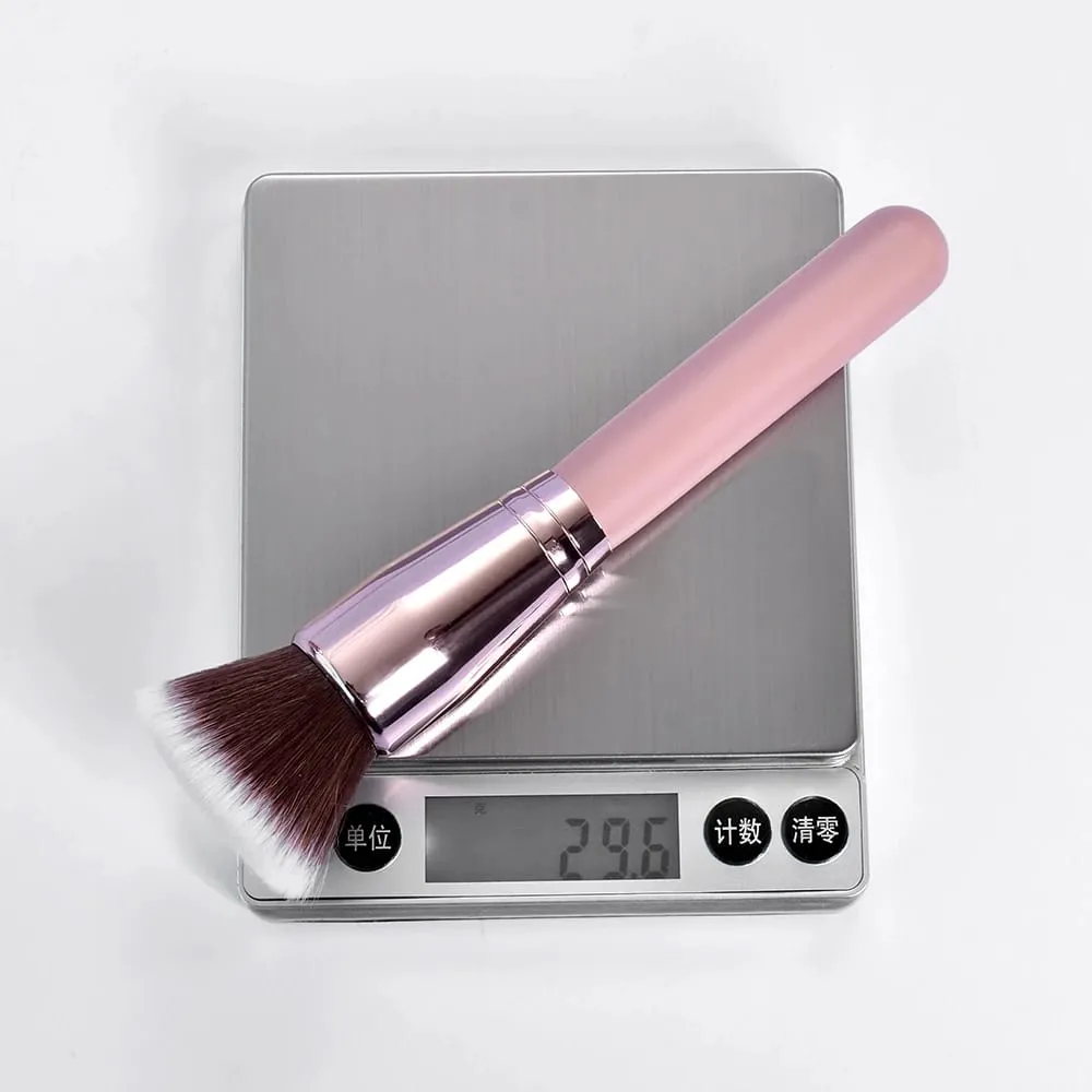 Free Private Label Makeup Brushes Foundation Loose Powder Concealer Blending Brush Pink Beauty Makeup Tool Wholesale Bulk 10pcs — image 6