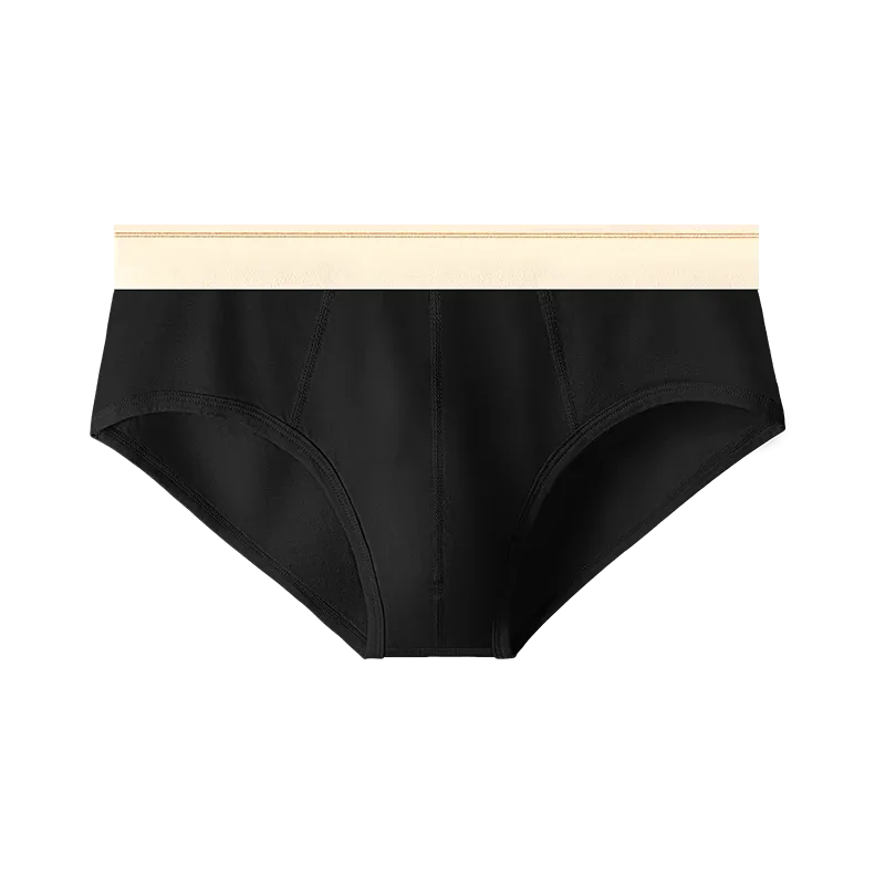 Atmungsaktive und bequeme dreieckige Unterhose für Herren aus reiner Baumwolle, mittelhohe Taille, hautfreundlich und weich, Unterhose für Teenager 3256810188437944