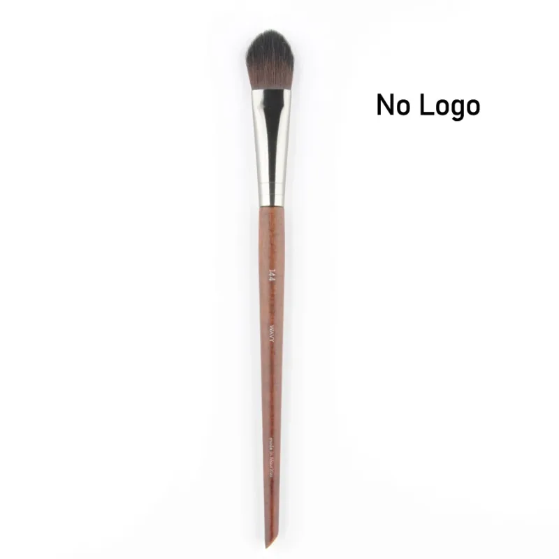1 pezzo #144 Precision Highlighter Pennello per trucco Dettaglio Fard in polvere Pennelli per trucco professionali in legno naturale