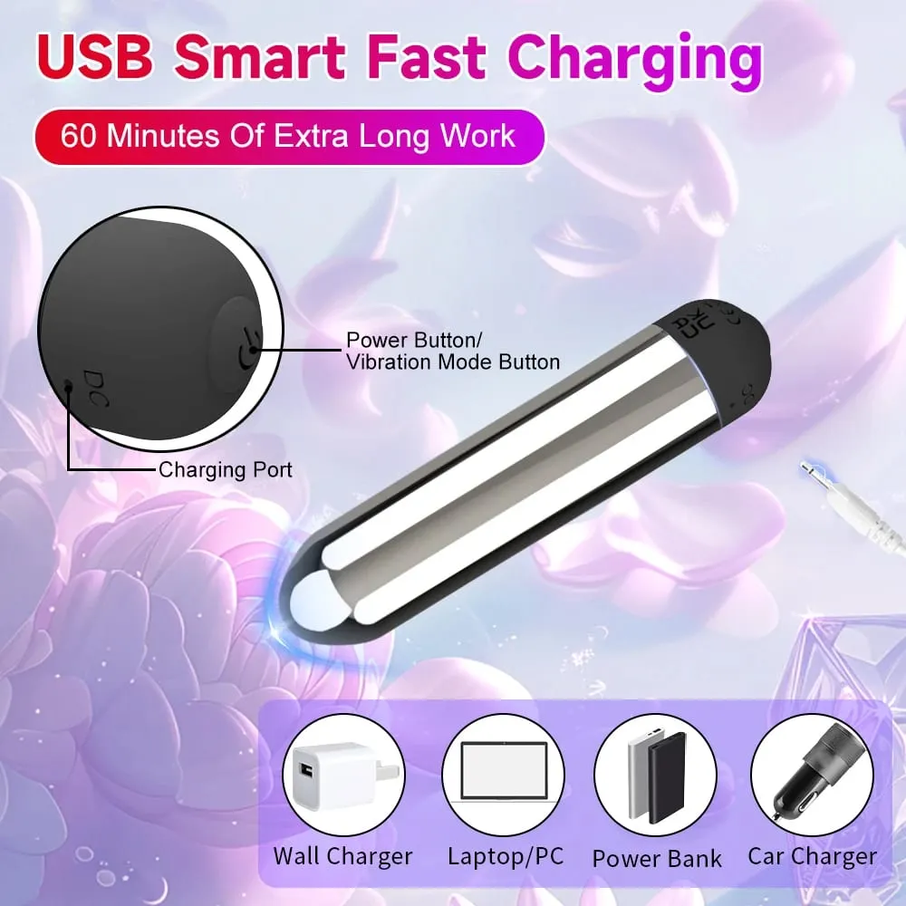 Leistungsstarker Bullet-Vibrator, APP, Bluetooth-Steuerung, Klitoris-G-Punkt-Stimulationsmassagegerät, Mini-Anal-Pussy-Stimulator, Sexspielzeug für Frauen