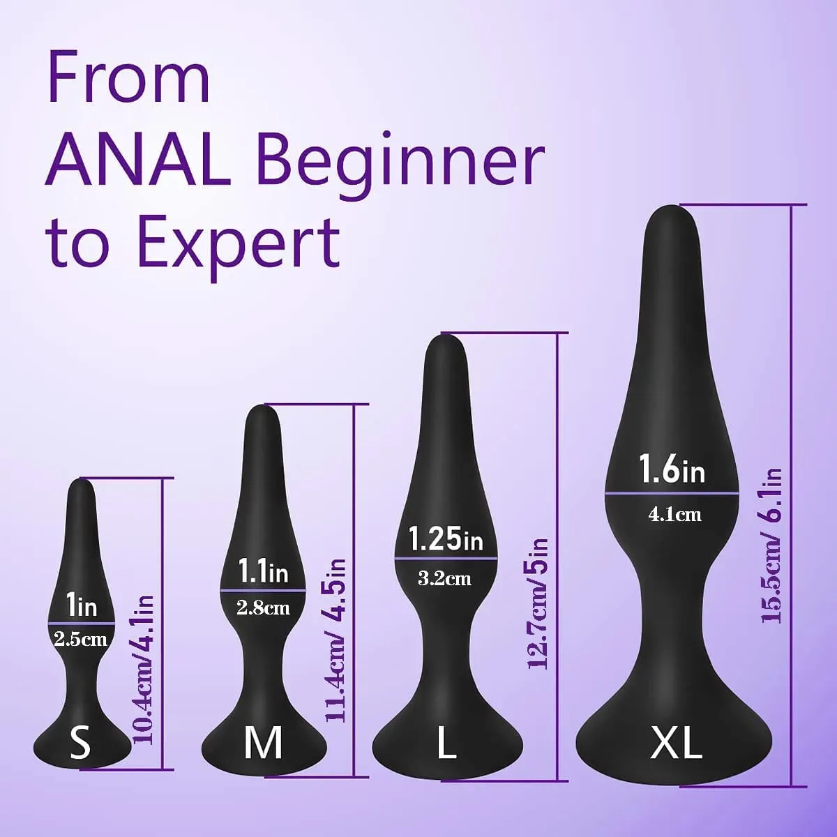 Beginner Silicone Butt Plug Anal Plug for Men Women Prostate Massager for Gay Mini Anal Bullet Masturbator Sex Toy for Men
