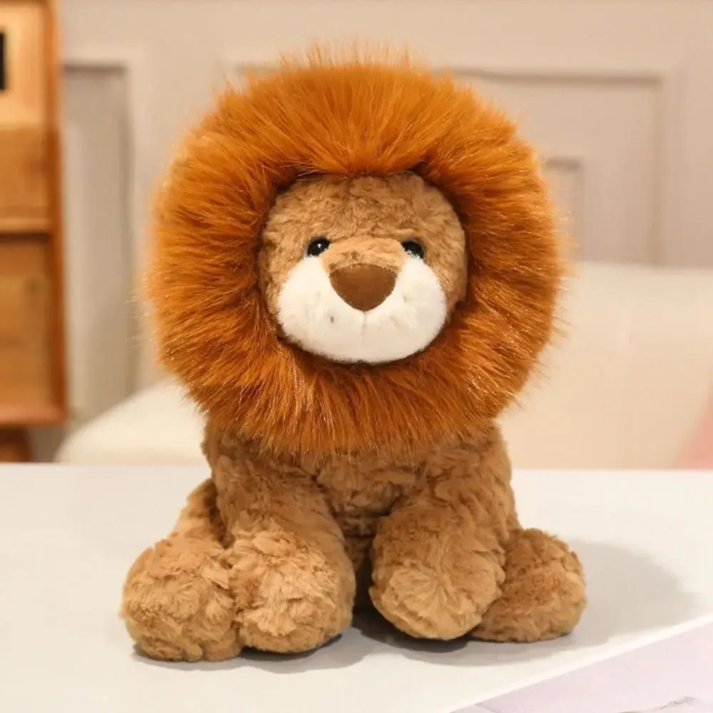 Creative Gift Soft Lion Stuffed Animal Plush Pillow Cute Emotional Support Stuffed Animals Plush 13.8inch Plush Toy