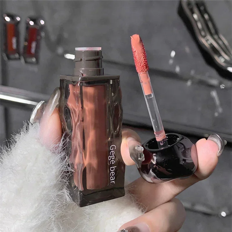 Transparent Water Glossy Orange Lip Gloss Red Mirror Jelly Liquid Lipsticks Moisturizing Long-lasting Lip Tint Stain Cosmetics