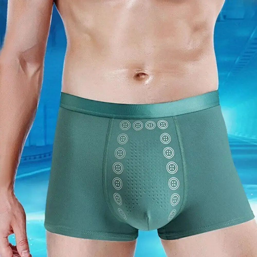 Polyester Men's underwear Stretchable Fiber Magnetic therapy Men's boxers Comfortable Briefs for Casual use