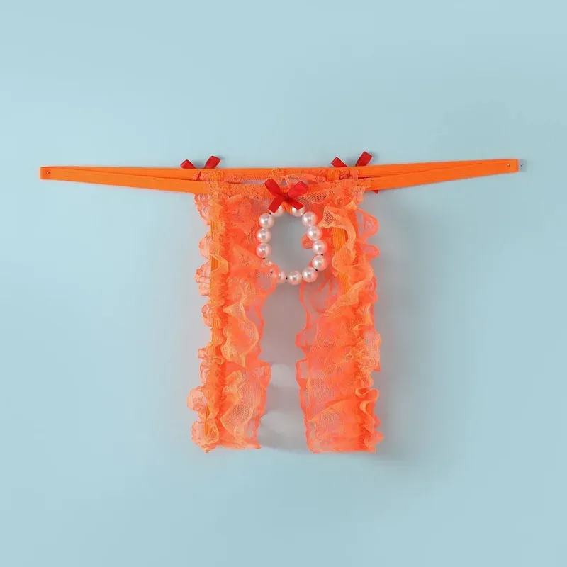 Männer Sexy Spitze Offenem Schritt Niedrige Taille Unterwäsche Loch Beutel Tangas G-strings Slips Gesäß Hohl Tanga Freigelegten schwanz