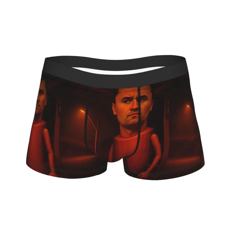 Charlie Kirk Meme Boxershorts Pouch Underkläder Högkvalitativ Customs Shorts Trosor Nyhet Herr Trosor Plus Size 2XL
