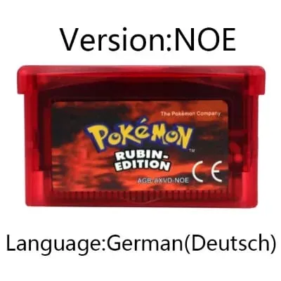 GBA Video Game Cartridge Console Card Pokemon Emerald Ruby FireRed LeafGreen Sapphire Multi-language for GBA/NDS — image 29