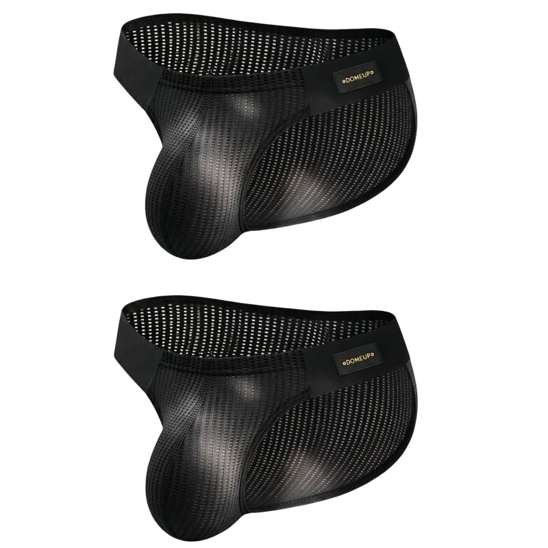 New Men's Silky Mercerized Briefs Quick‑Dry Breathable Lightweight Premium Texture Gym Workout Sports Male Underpants