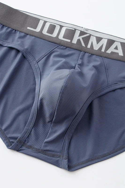 Herr Underkläder Shorts Sexig Lågformad Randig Bikini Athletic Supporters Kalsonger Sovkläder Nylon Snabbtorkande Andas
