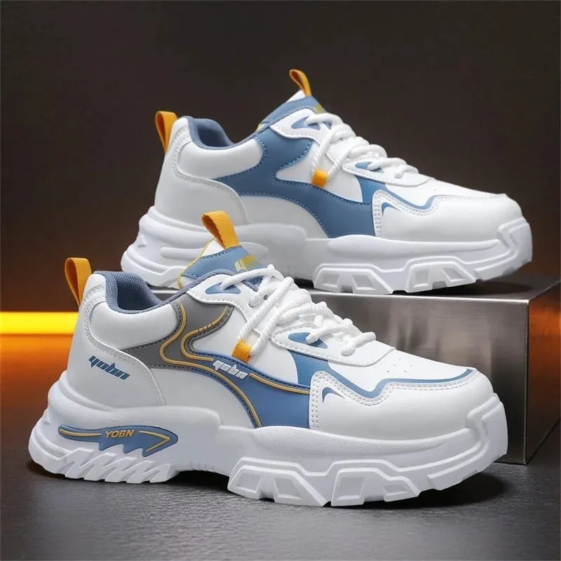 Scarpe da ginnastica robuste quattro stagioni traspiranti leggere scarpe da passeggio casual per esterni moda scarpe da corsa sportive con suola morbida scarpe da tavola