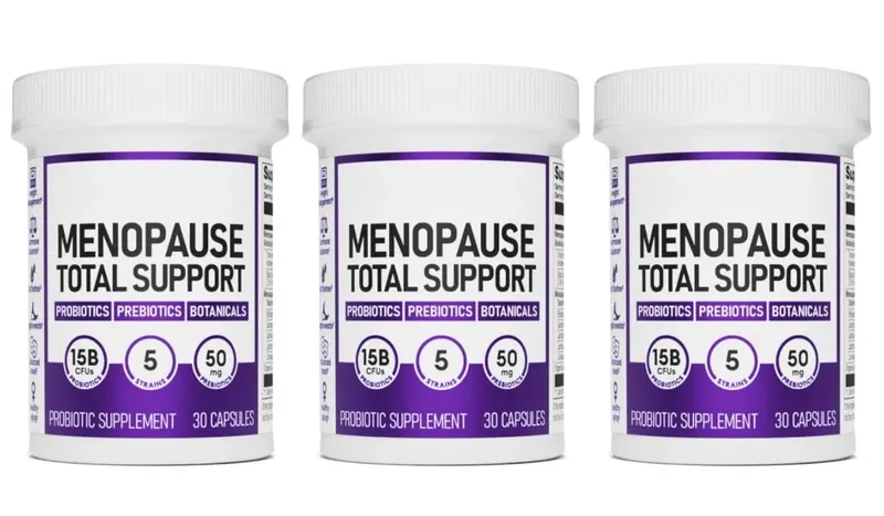 Menopause Total Support Probiotic Capsules 15 Billion CFU 5 Strains Prebiotic For Digestive Microbiome Wellness Adult 30 Count — image 10