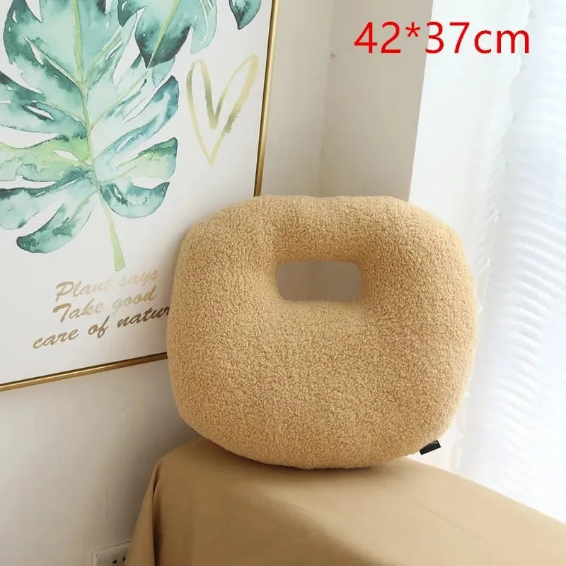 New Nordic Ball Solid Color Cushion Stuffed Flower Plush Pillow for Sofa Waist Office Cushion Kid Toy Gifts Home Decoration