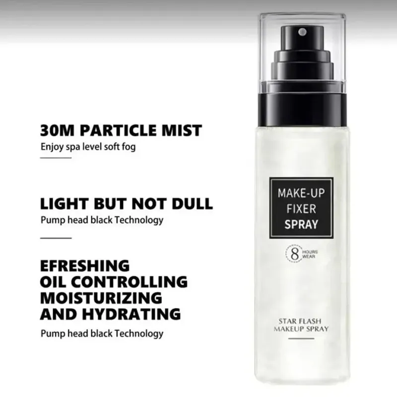 Makeup Setting Spray for Face Waterproof Lasting Refreshing Natural Matte Refreshing Cosmetics quicksand deep moisturizing spray