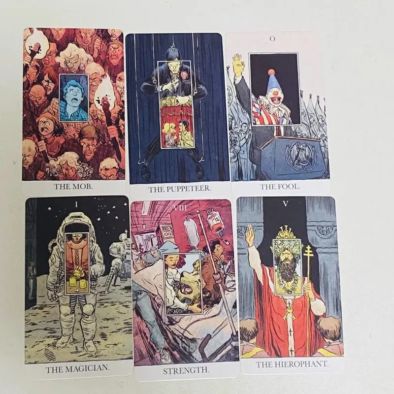 The Unveiled Tarot Cards 80pcs English Fortune Telling Tarot Deck Family Party Leisure Table Game (with 2 Special Cards)