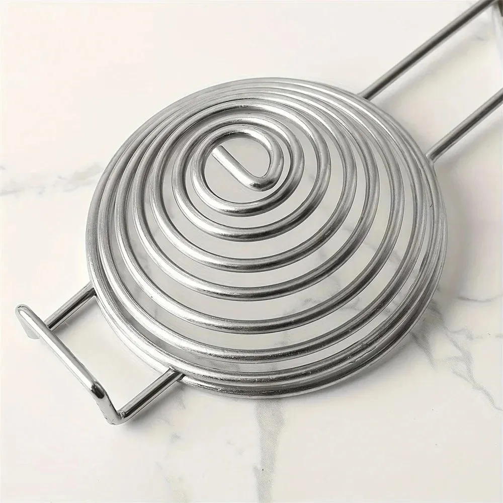 Egg Separator Long Handle Egg White Separator Food Grade Stainless Steel Egg Yolk Divider Filter Kitchen Gadget — image 2