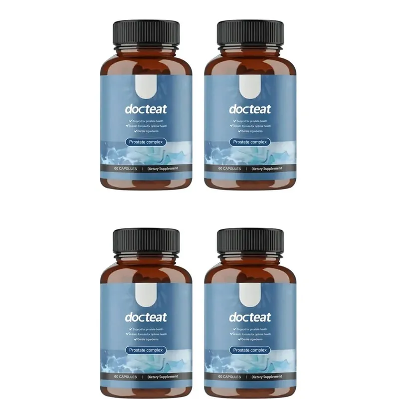 A Docteat Prostate Complex kapszulák támogatják a prosztata egészségét és a vizelet áramlását gyógynövényes Saw Palmetto és Pygeum 60 kapszulákkal