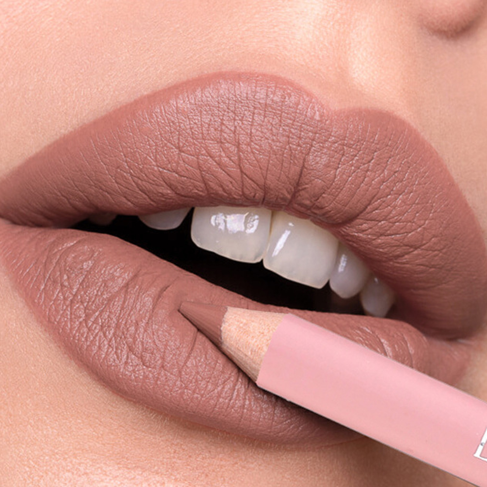 Pensil Lipliner Matte 12 Warna Lipstik Noda Menepuk Tahan Air Lip Liner Merah Muda Nude Alami Garis Besar Riasan Kontur Bibir