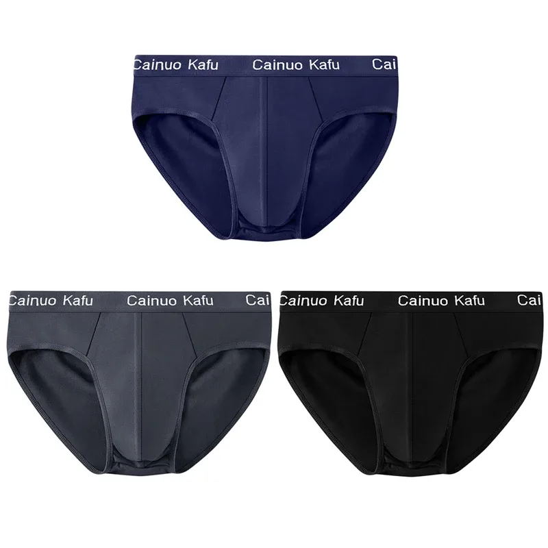 1/3Pcs Men's Briefs Men Bulge Pouch Plus Size Underwear Boy Comfortable Underpants Male Thin Breathable Triangle Sexy Panties
