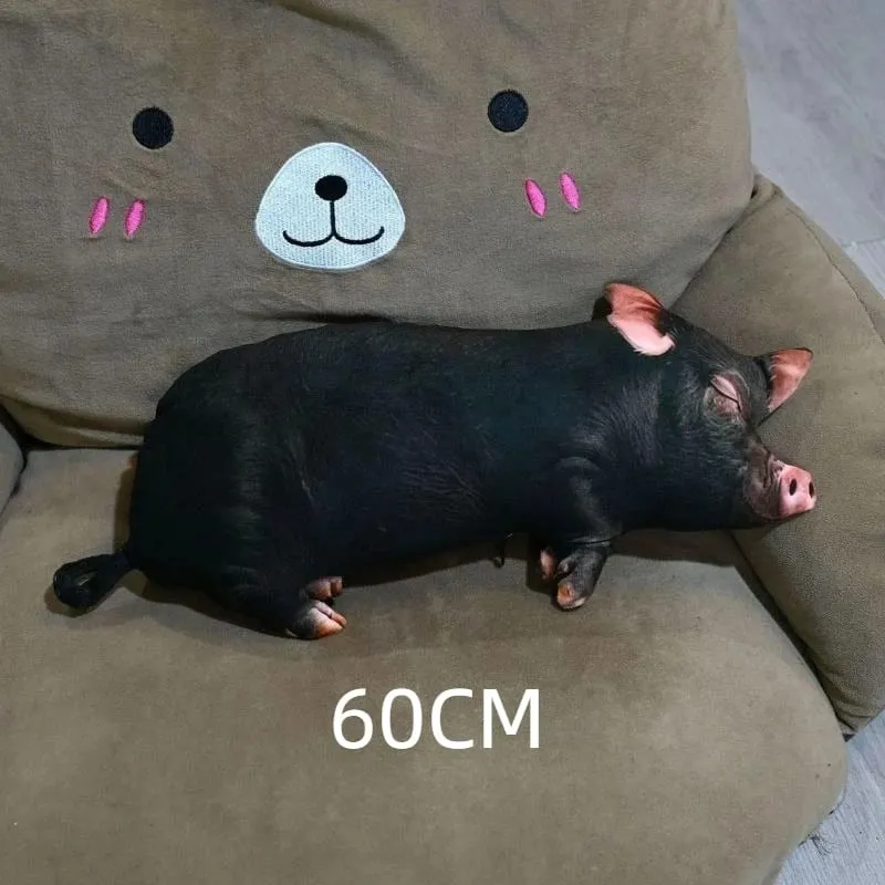 Realistic 3D Pig Shaped Plush Pillow Soft Comfortable Fabric Perfect For Sofa Decor Bed Rest Birthday Gift For Kids And Adults