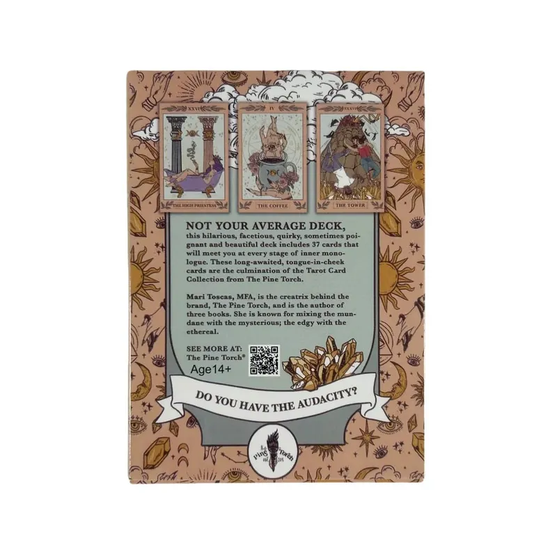 1pc The Audacity Deck Fate Divination Oracle Cards Tarot Cards Entertainment Board Game Cards