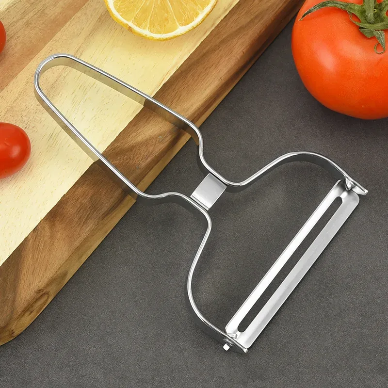 Peeler Vegetables Fruit Stainless Steel Knife Cabbage Graters Salad Potato Slicer Kitchen Accessories Cooking Tools Wide Mouth — image 4