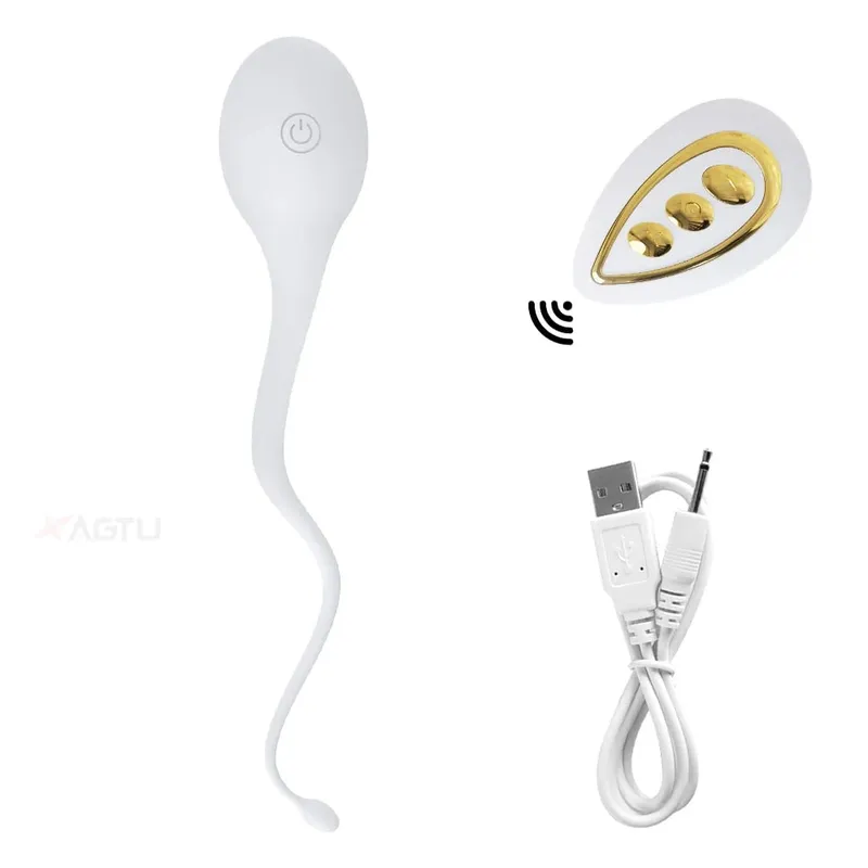 Dálkové ovládání vaginální vibrátor pro ženy Stimulátor klitorisu bradavek Vibrační masážní přístroj s vajíčkem G-Spot Sexy hračky pro dospělé