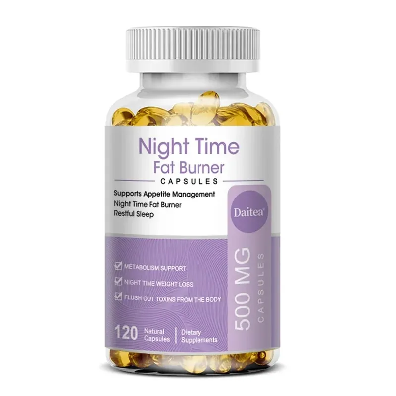 Nighttime Fat Burner Sleep Supplement and Appetite Suppressant for Men and Women - Metabolism Detoxification