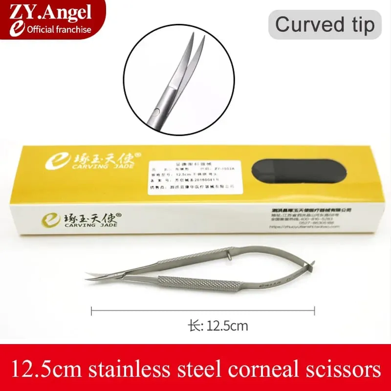 Ophthalmic Microsurgery Instruments Scissors Needle Holders Tweezers Stainless Steel 4/6/8 Piece Set Of Ophthalmic Surgical Tool
