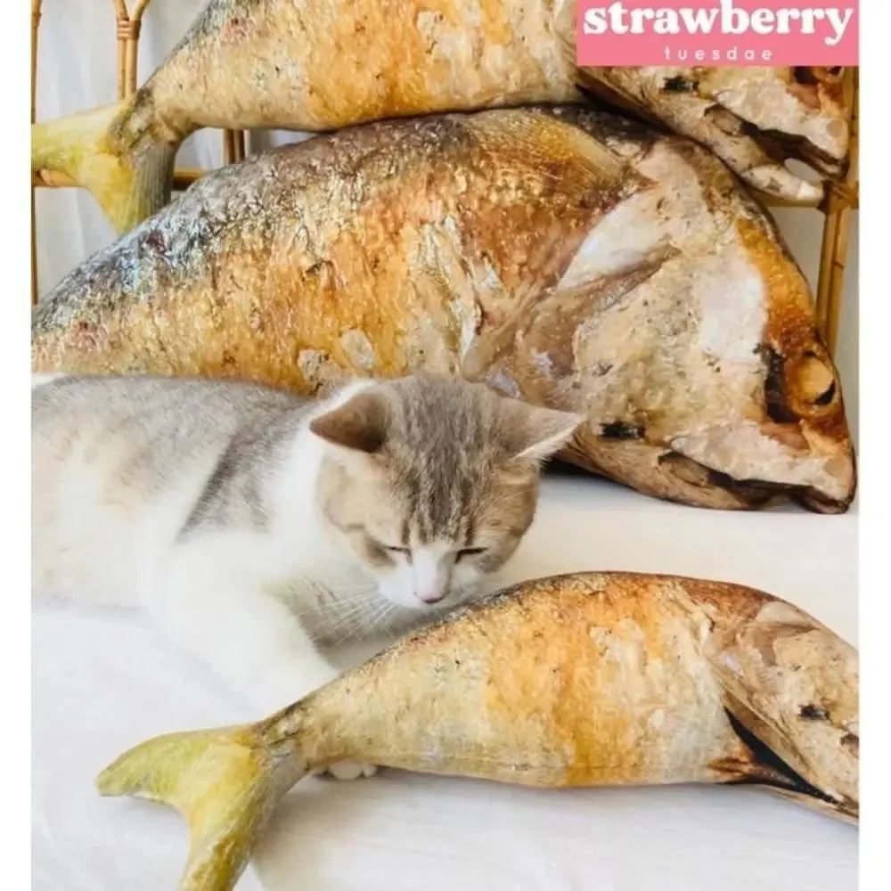 New Realistic Mackerel Plush Pillow Plush Soft Stuffed Fish Plush Toy Food Plush Toy Sofa Bed Decor