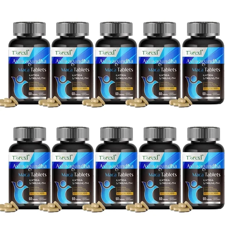 Ashwagandha Capsule Supports Reproductive Health Natural Energizer Male Enhancing Supplement