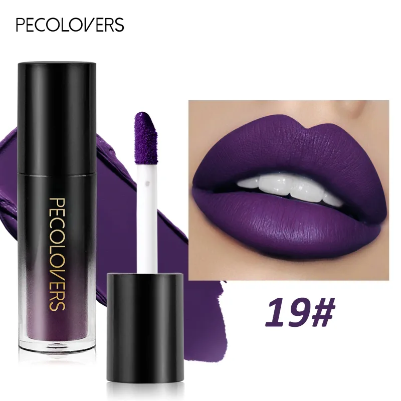 Multiple Colors Matte Velvet Lip Gloss Waterproof Long-lasting Non-stick Cup smooth Lipstick To Apply High Color Rendering