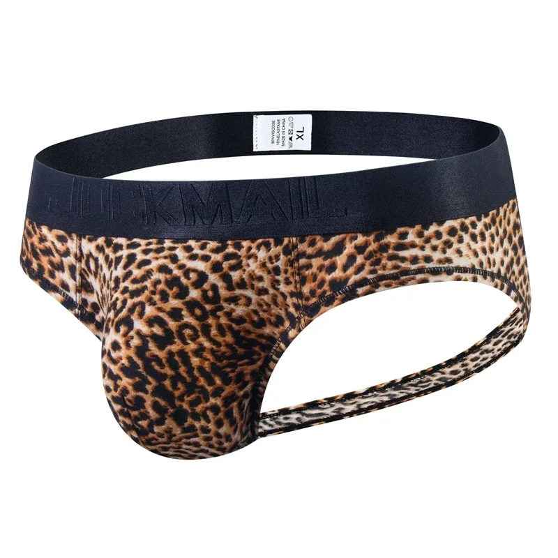 Leopard Print Jockstrap Seluar Dalam Seksi Lelaki Bikini Seluar Dalam Slip Hombre Calzoncillos Hombre Kinckers Seluar Lelaki Cuecas Gay