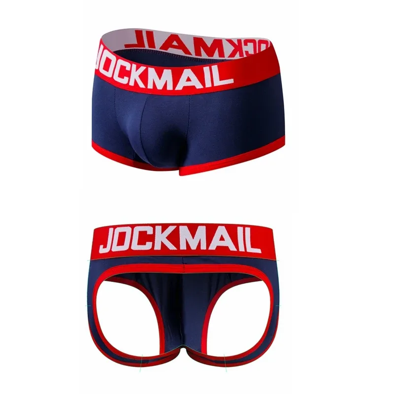 Mens Underwear Jockstrap Boxer Trunks Gay Penis Pouch Cueca Boxer Calzoncillos Hombre Man Boxer Shorts Sleepwear Gay Panties