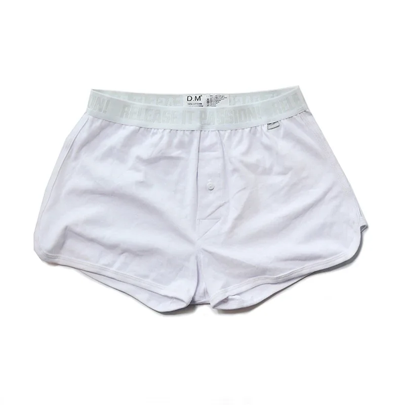 Man's Underwear Panties Men's Shorts Cotton Underwear Boxers Solid Loose Cuecas Masculinas Home Boxershorts Ropa Interior Hombre — image 31