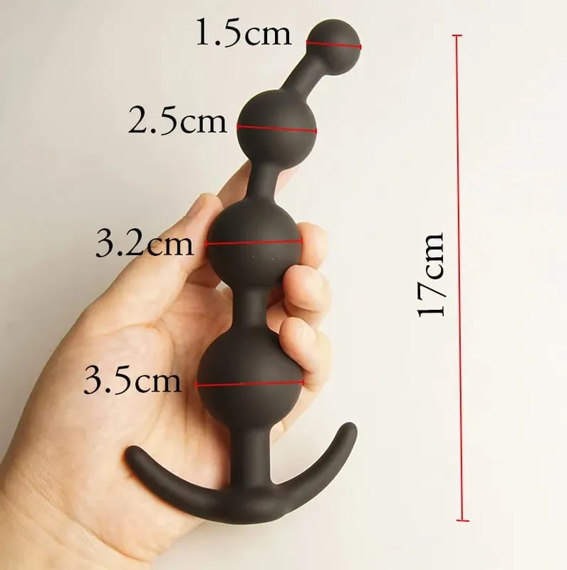 Anal Beads Balls Long Dildo Training Silicone Anus Ass But Butt Plug Analplug Buttplug Butplug Sex Toys Analsex Prostate