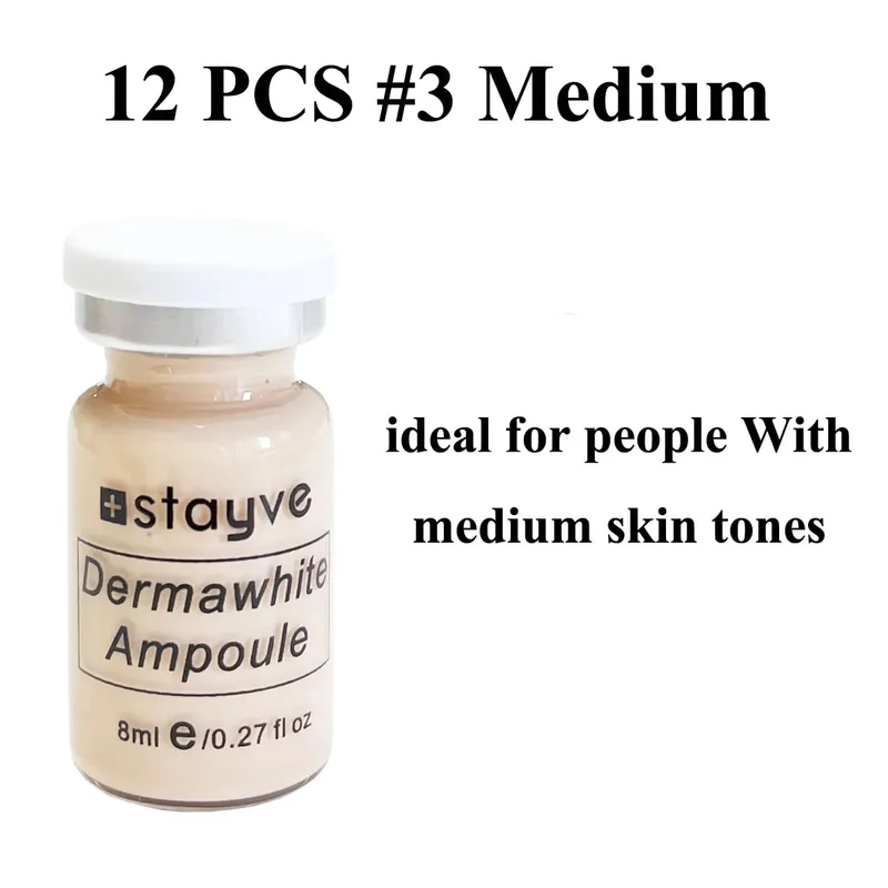 8ml Stayve BB Cream Glow Facial Serum Ampoule Essence Foundation Beginner Starter Kit Niacinamide/Peptide Face Skin Care