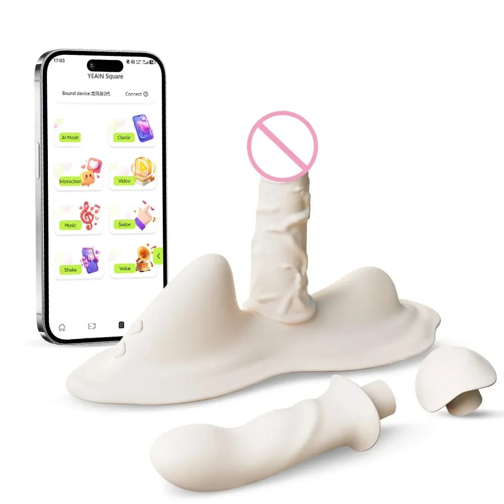 Empurrando vibrador almofada separável massageador app controle aquecimento vibradores clitoral estimulador anal brinquedos sexuais para mulher — image 1