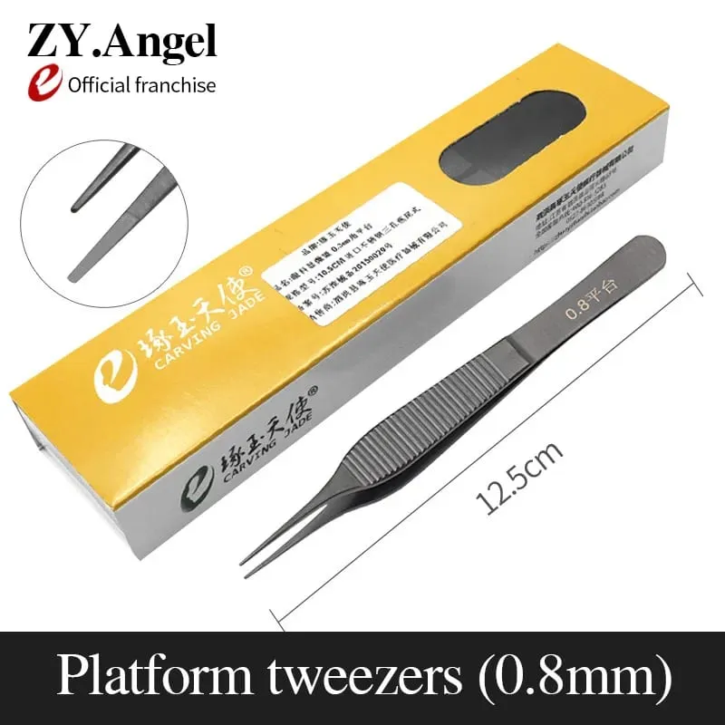 Edison Tweezers For Medical Plastic Surgery Double Eyelid Cosmetic Nose Surgery Big Belly Tweezers With Teeth And Hooks