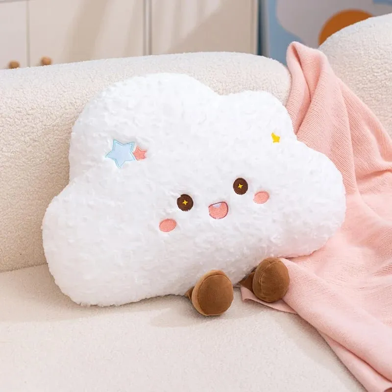 Rainbow Wish Star Moon Plush Pillow Colorful Crown Cloud Soft Toy Pillow Cushion Sofa Home Decoration Throw Pillows