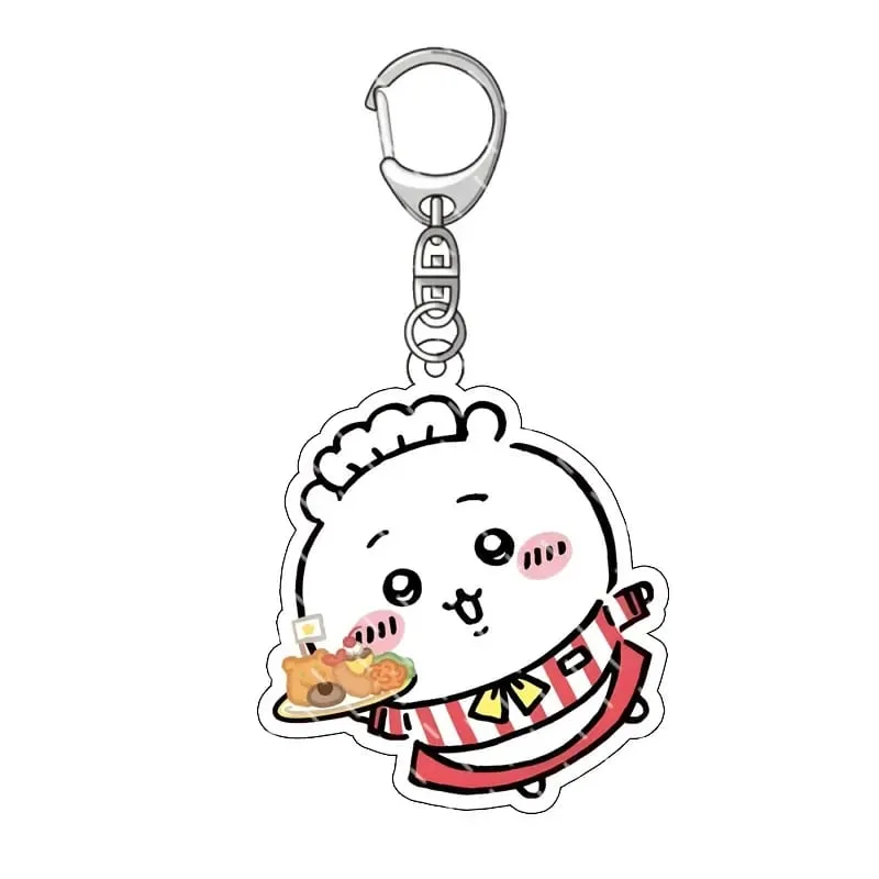 jiyi Pendant Anime Comic Acrylic Peripheral Keychain Hachiware Usagi Cute Pendant Bag Hanging Decoration Decoration — image 12