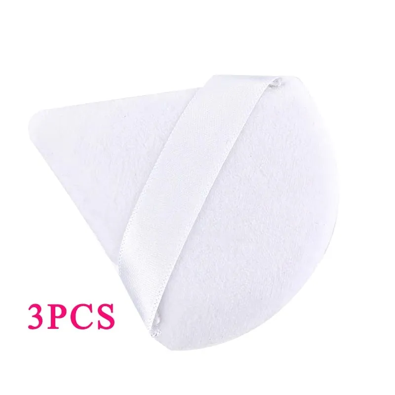 1/2/3/6 PCS Triangle Powder Puff For Loose Powder Cosmetic Foundation Puff Makeup Tool Reusable Sponge Washable Soft Powder Puff — image 16