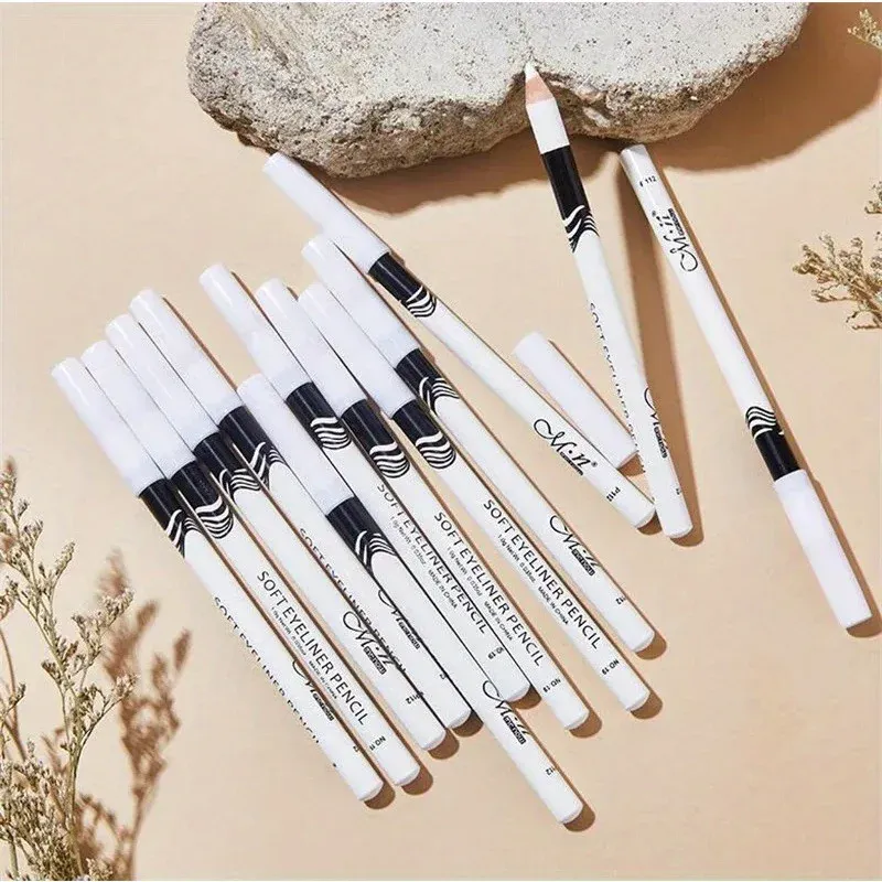 White Eyeliner Pencil Thick Slender Eyeliner Fast Drying Long Lasting Smudge Proof Eyeliner Pen Waterproof Women Makeup Cosmetic — image 6
