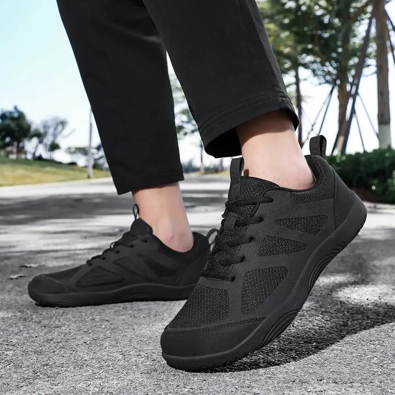 Plus Size Minimalist Barefoot Shoes Lightweight Breathable Zero Soles Men Running Sneakers Outdoor Wide Toe Casual Walking Shoes