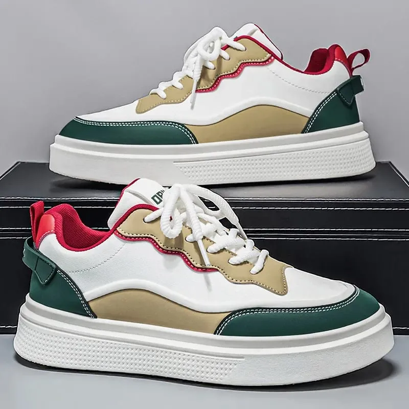 Men's shoes 2026 trend versatile sports and leisure board shoes fashionable outdoor white shoes comfortable and breathable — image 2